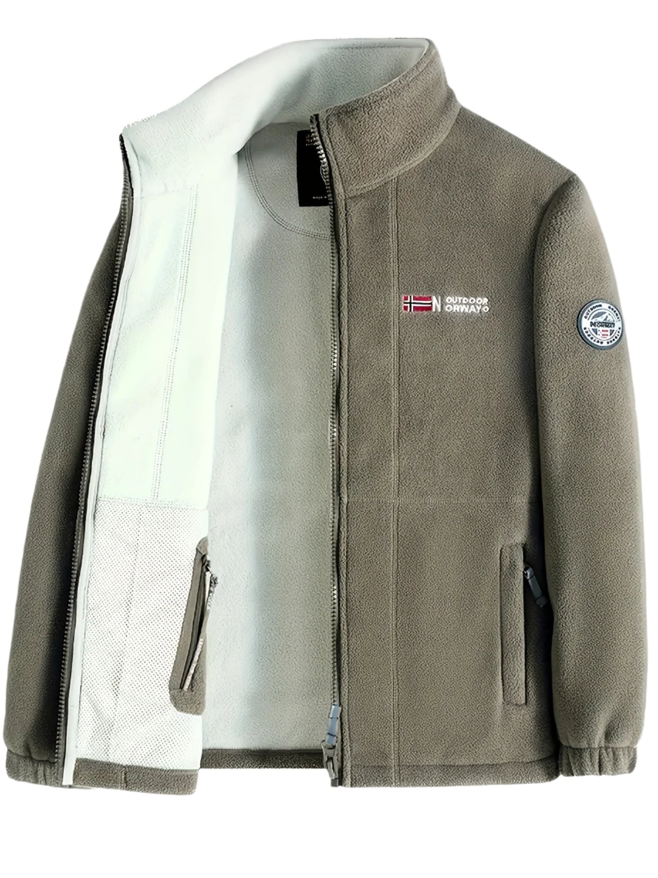 Lightweight outdoor zip jacket with high collar Stylish for Men | Julius Nord
