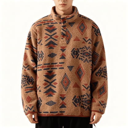 Mesa Fleece Snap Pullover Men| Ardent