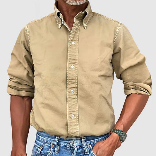 Classic long-sleeve shirt for men | Nelson