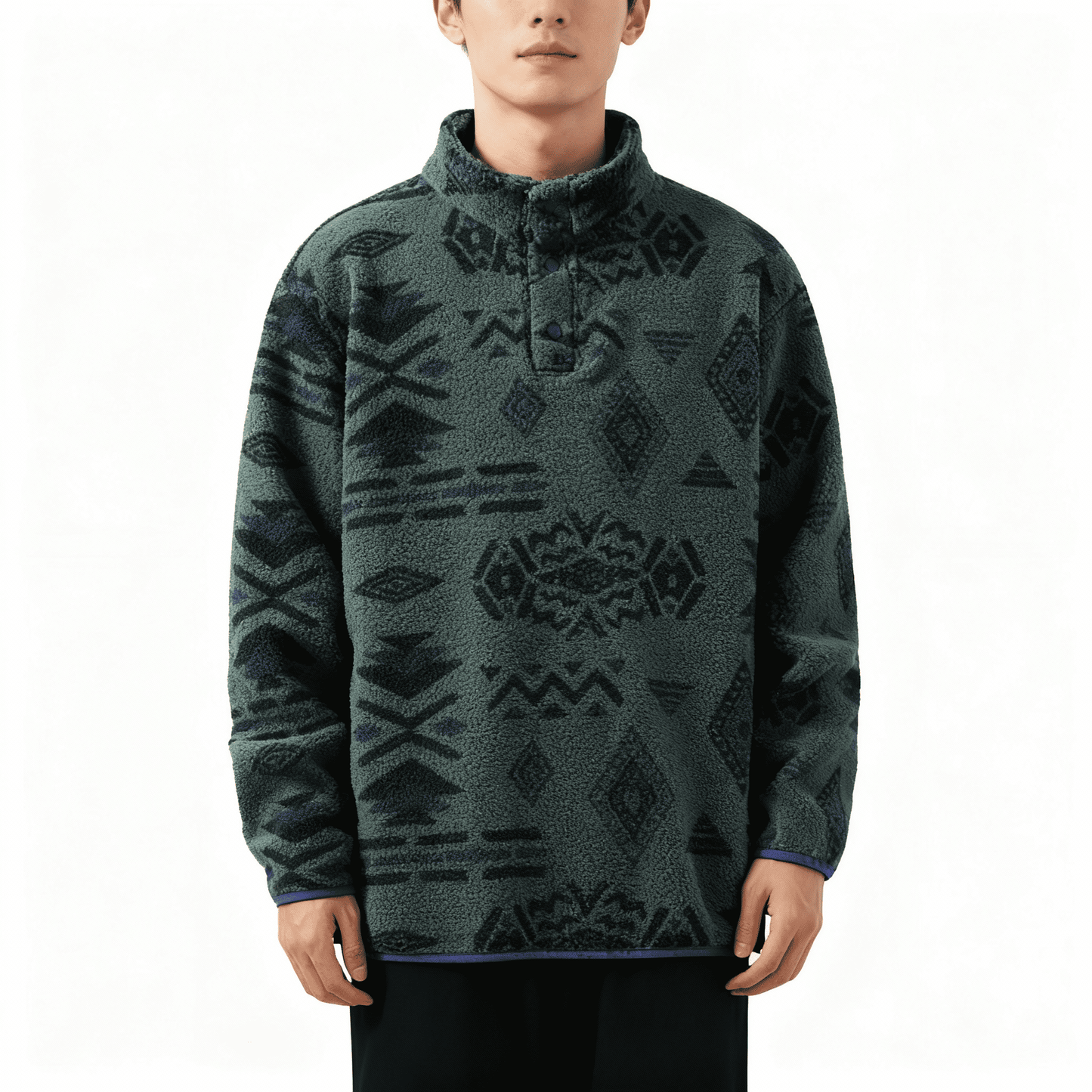 Mesa Fleece Snap Pullover Men| Ardent