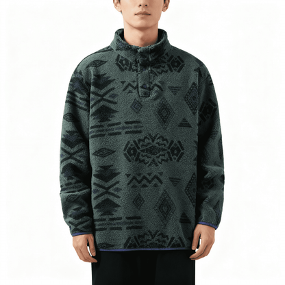 Mesa Fleece Snap Pullover Men| Ardent