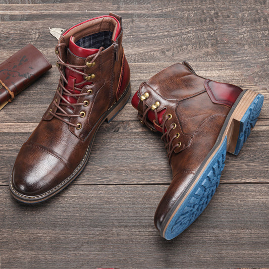 Classic brogue ankle boots for men | Maxwell