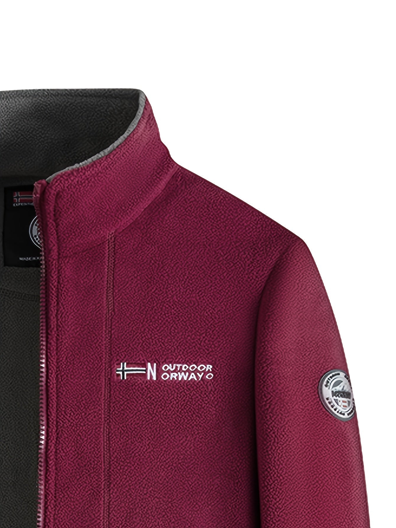 Lightweight outdoor zip jacket with high collar Stylish for Men | Julius Nord
