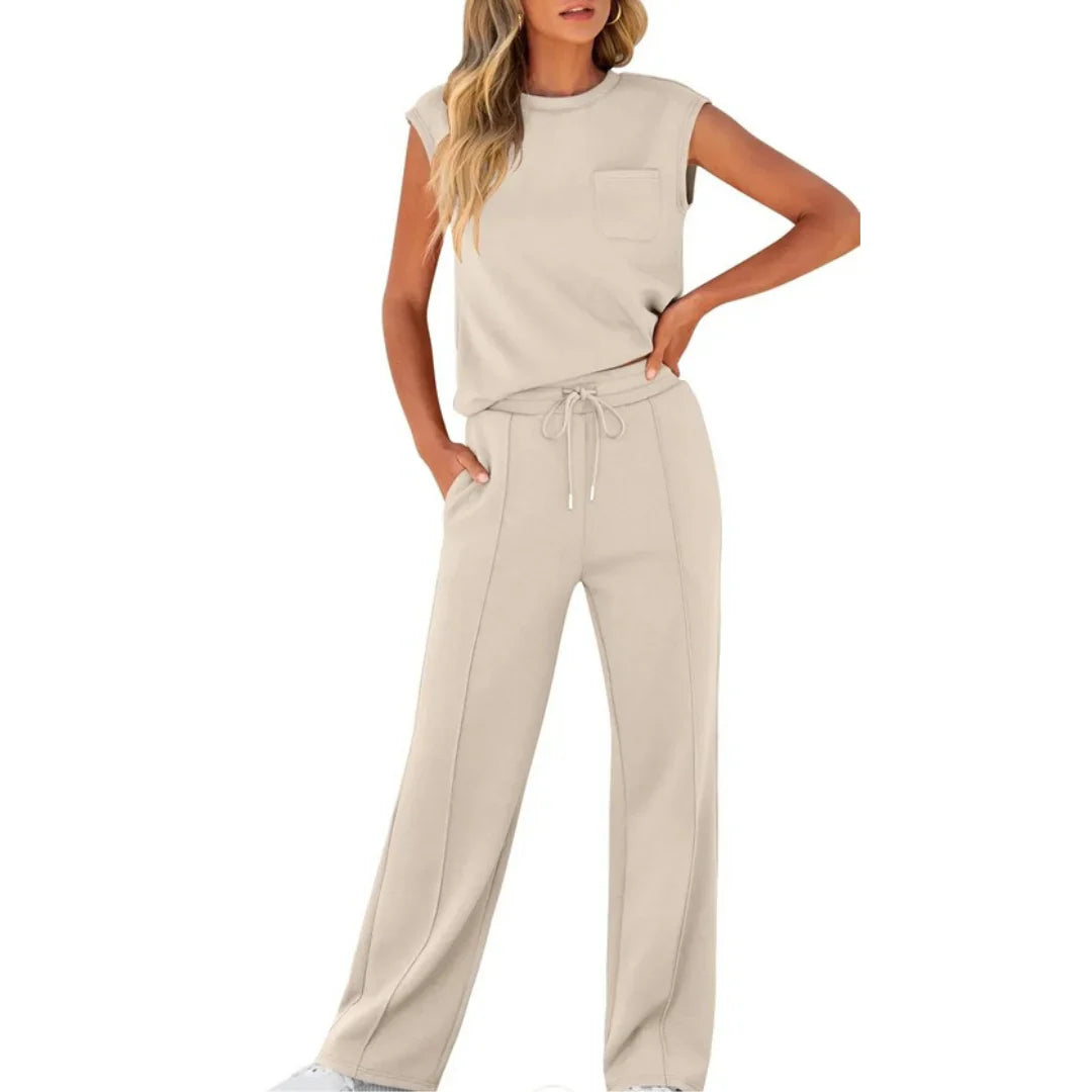 Casual summer lounge co-ord set for women | Kaiya