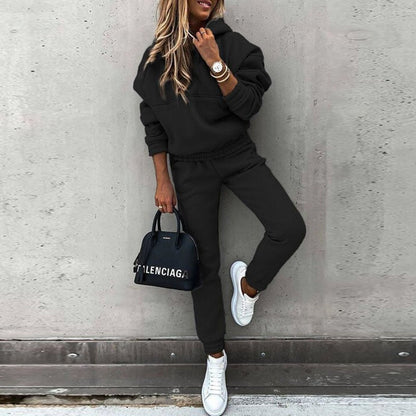 Modern relaxed two-piece lounge set Stylish for Women | Elane Pure