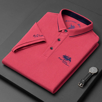 Italian luxury smart polo shirt for men | Gino -4
