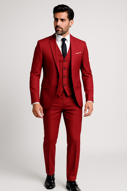 Three-piece formal tailored suit for men | Armand -7
