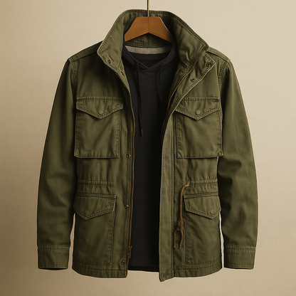 Classic military field jacket multi-pocket for men | Heritage Field -2