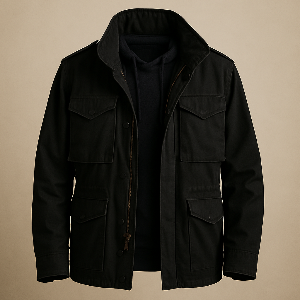 Classic military field jacket multi-pocket for men | Heritage Field -4