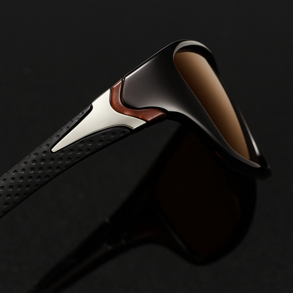 Sport wraparound mirrored lens sunglasses for men | Ravelo -3