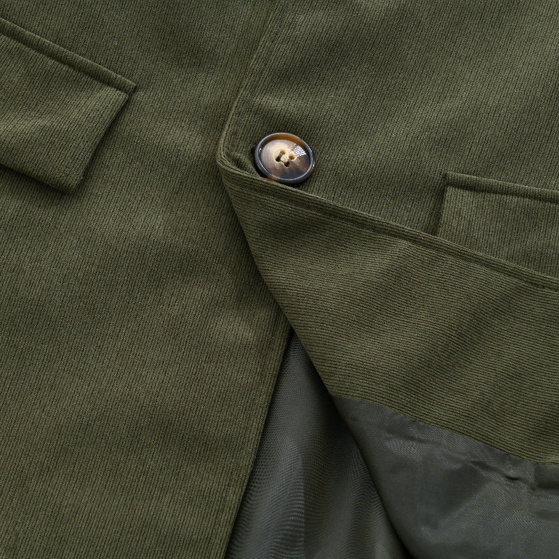 Slim fit stand collar buttoned coat Stylish for Men | Emerson Vale
