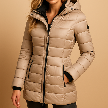 Warm insulated casual jacket for women | Elize Aurielle -3
