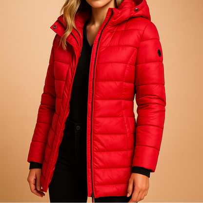 Warm insulated casual jacket for women | Elize Aurielle -5