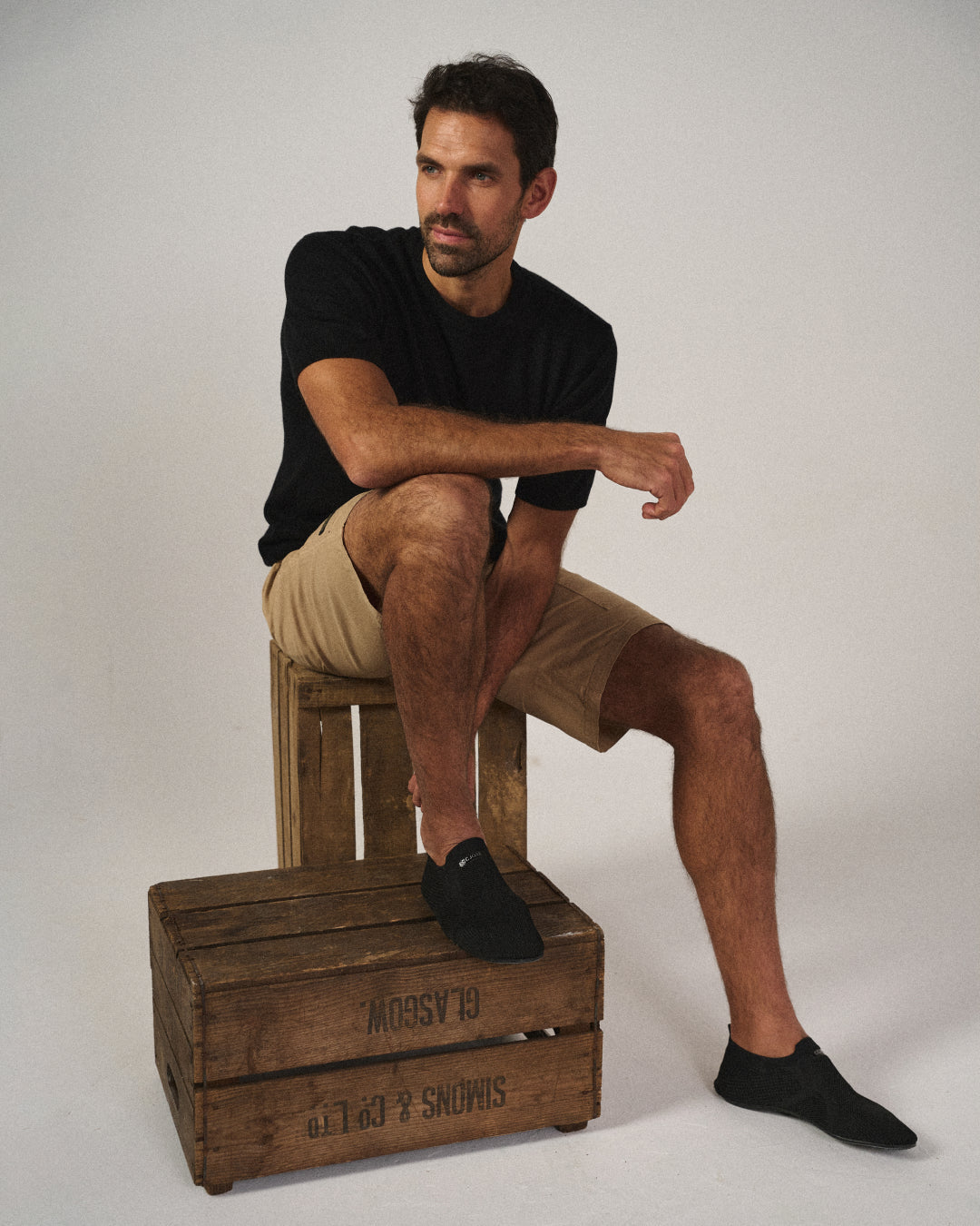 Tailored organic-cotton cargo shorts for men | Hampton -5
