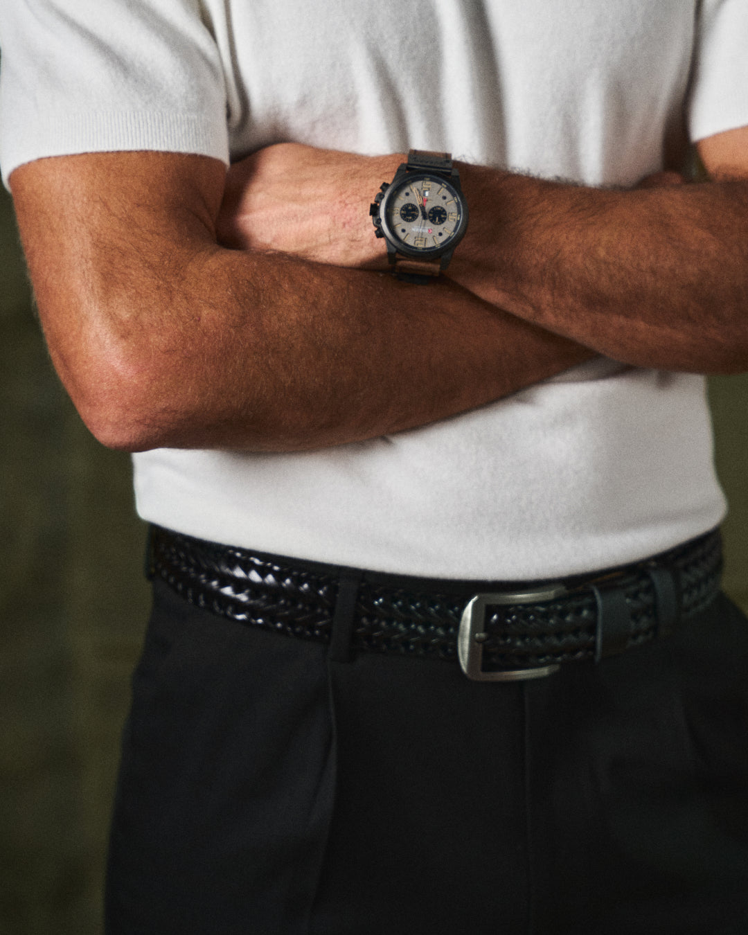 Braided leather everyday belt for men | Legacy -3