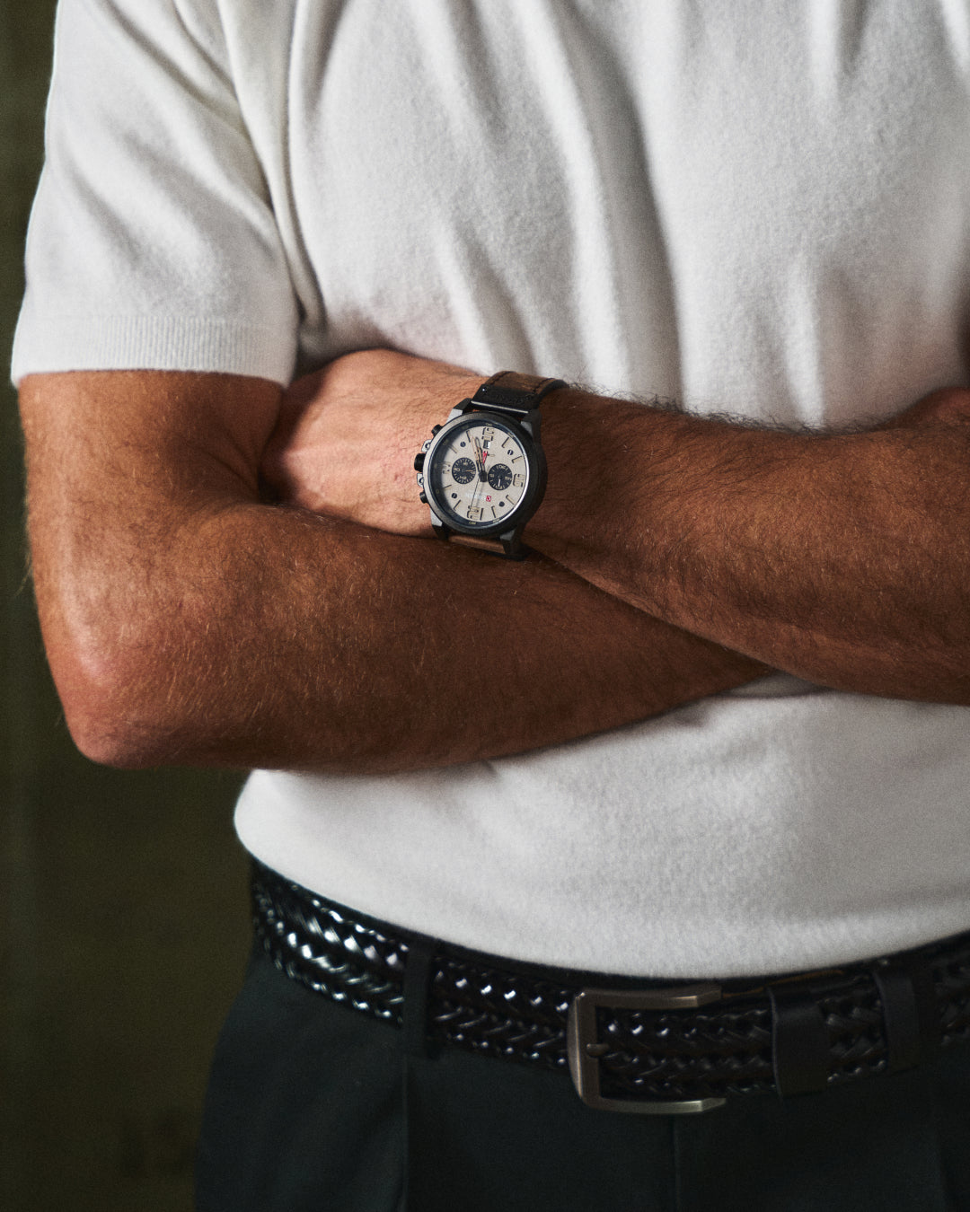 Braided leather everyday belt for men | Legacy -6