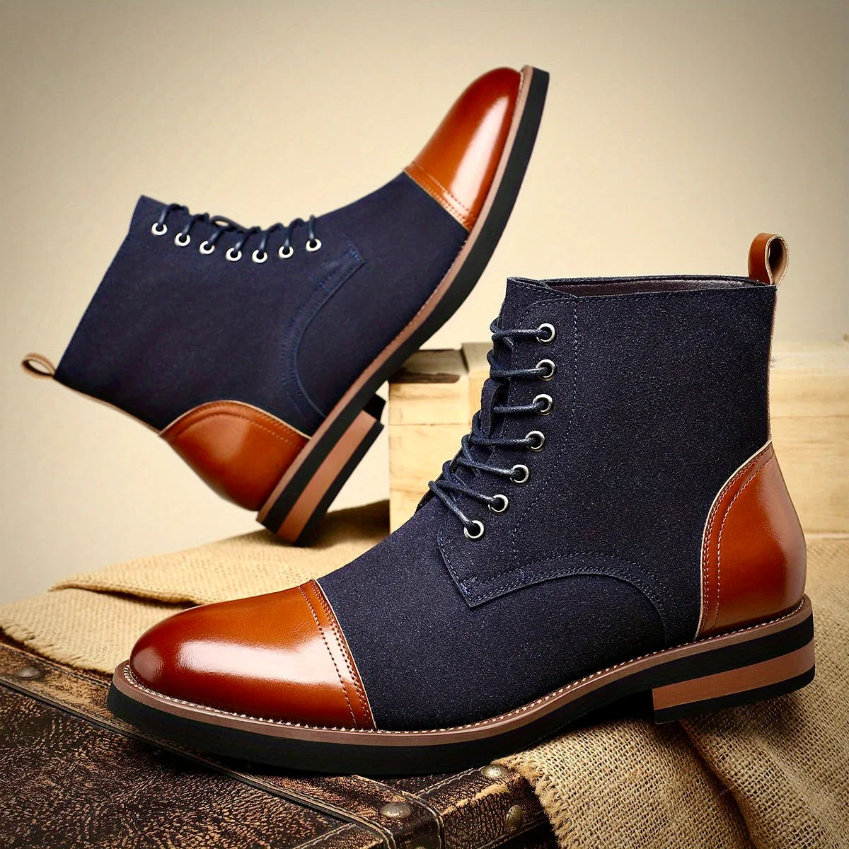 Oxford lace-up boots for men | Oliver Ashford