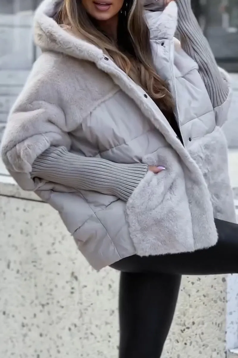 Quilted longline hooded winter coat for women | Nordique -6