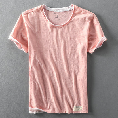 Minimal short-sleeve everyday casual shirt for men | Renzo -3