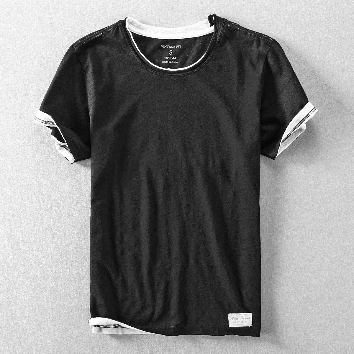 Minimal short-sleeve everyday casual shirt for men | Renzo -5