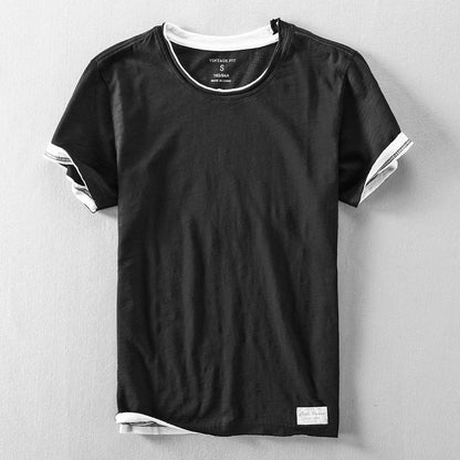 Minimal short-sleeve everyday casual shirt for men | Renzo -5