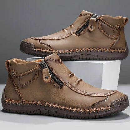 Orthopaedic-inspired side-zip ankle boots for women | Ferron -5
