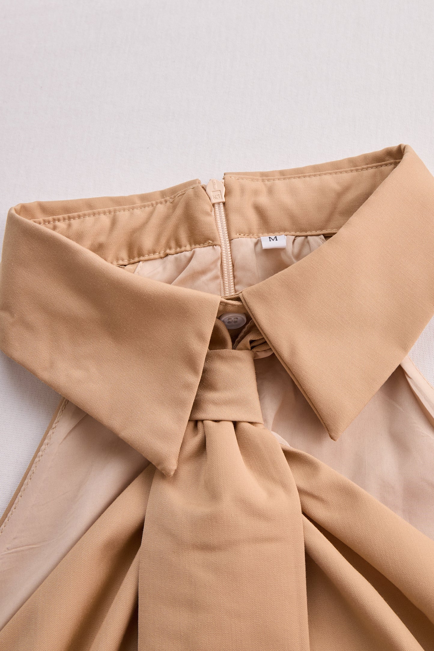 Sleeveless halter neck-tie everyday blouse for women | Kaelisse -4