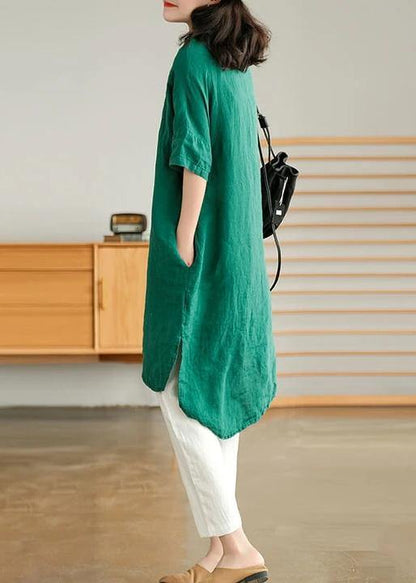 Jade Green Casual Shirt Dress Chic for Women | Aveline