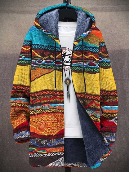 Artistic patterned relaxed everyday cardigan for women | Jindalee -4