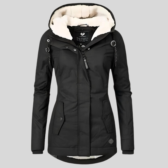 Waterproof Hooded Longline Jacket for Women | Madelyn
