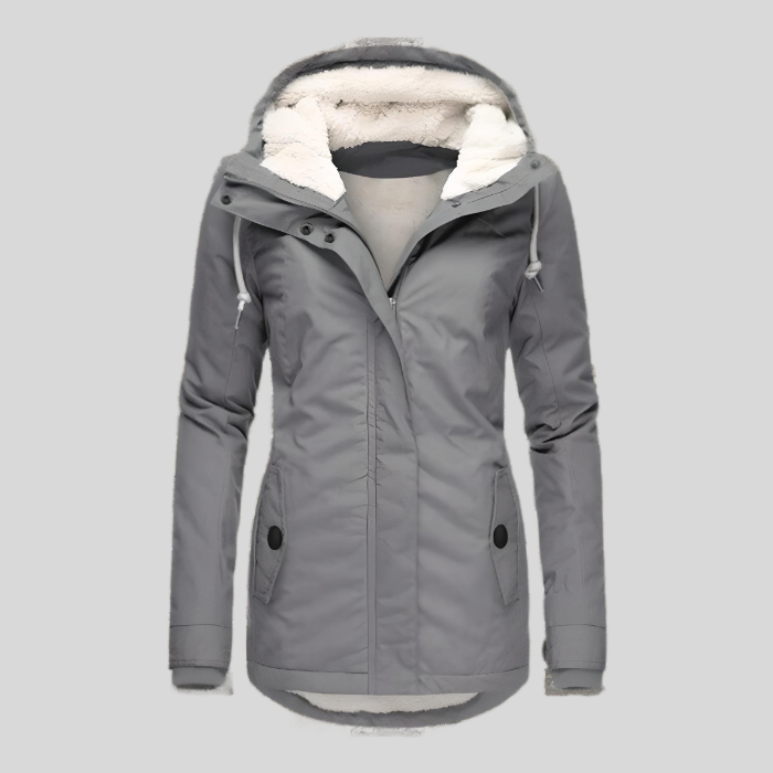 Waterproof Hooded Longline Jacket for Women | Madelyn