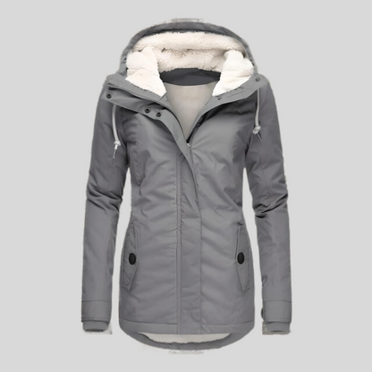 Waterproof Hooded Longline Jacket for Women | Madelyn