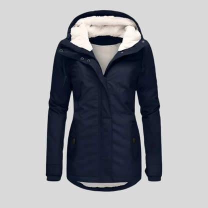 Waterproof Hooded Longline Jacket for Women | Madelyn