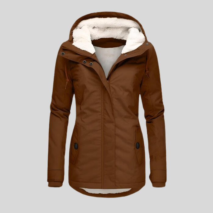 Waterproof Hooded Longline Jacket for Women | Madelyn