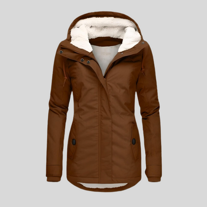 Waterproof Hooded Longline Jacket for Women | Madelyn
