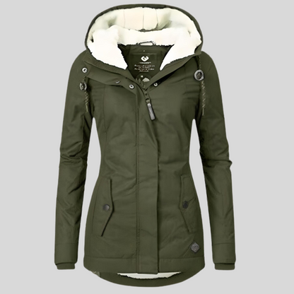 Waterproof Hooded Longline Jacket for Women | Madelyn