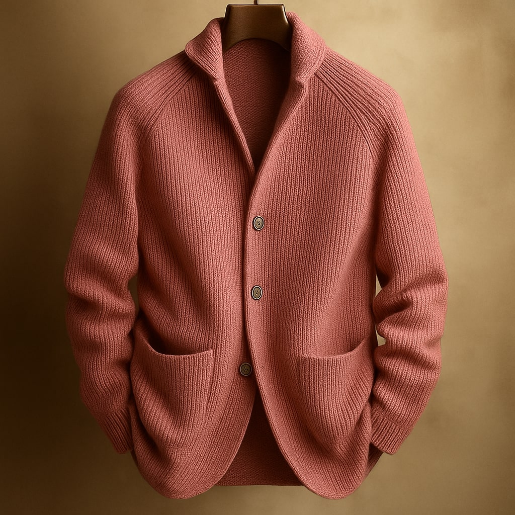 Light button-up knit cardigan for men | Mason