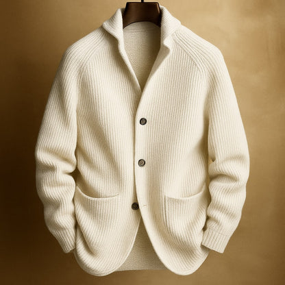 Light button-up knit cardigan for men | Mason