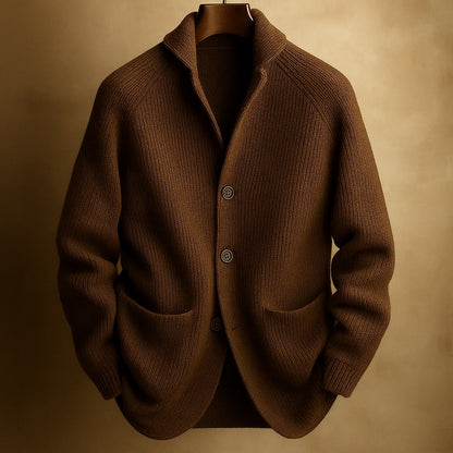 Light button-up knit cardigan for men | Mason