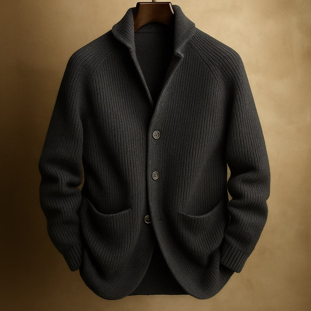 Light button-up knit cardigan for men | Mason