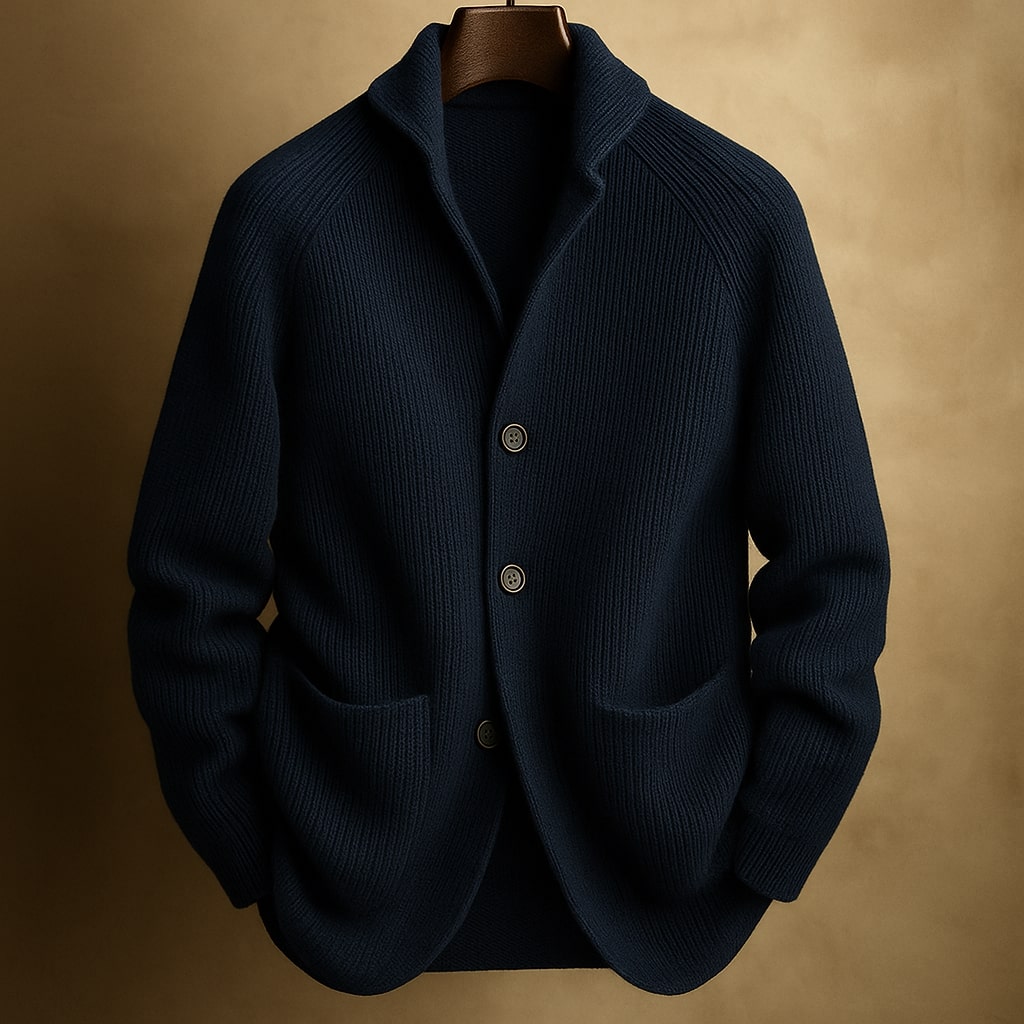Light button-up knit cardigan for men | Mason