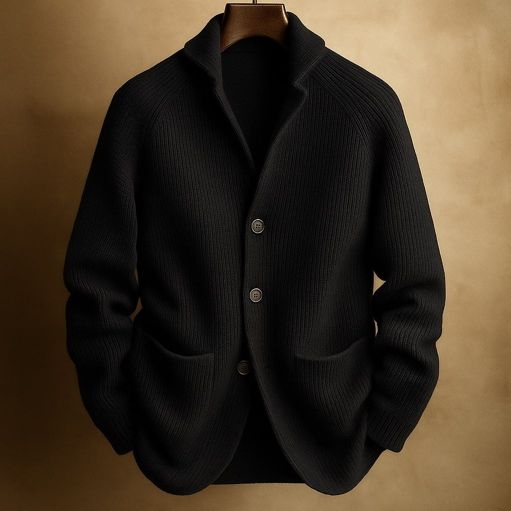 Light button-up knit cardigan for men | Mason