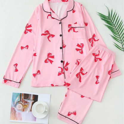 Long sleeve top and pajama set for women | Merida