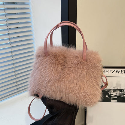 Fashionable small handbag with grip handle and shoulder strap for women | Elowen