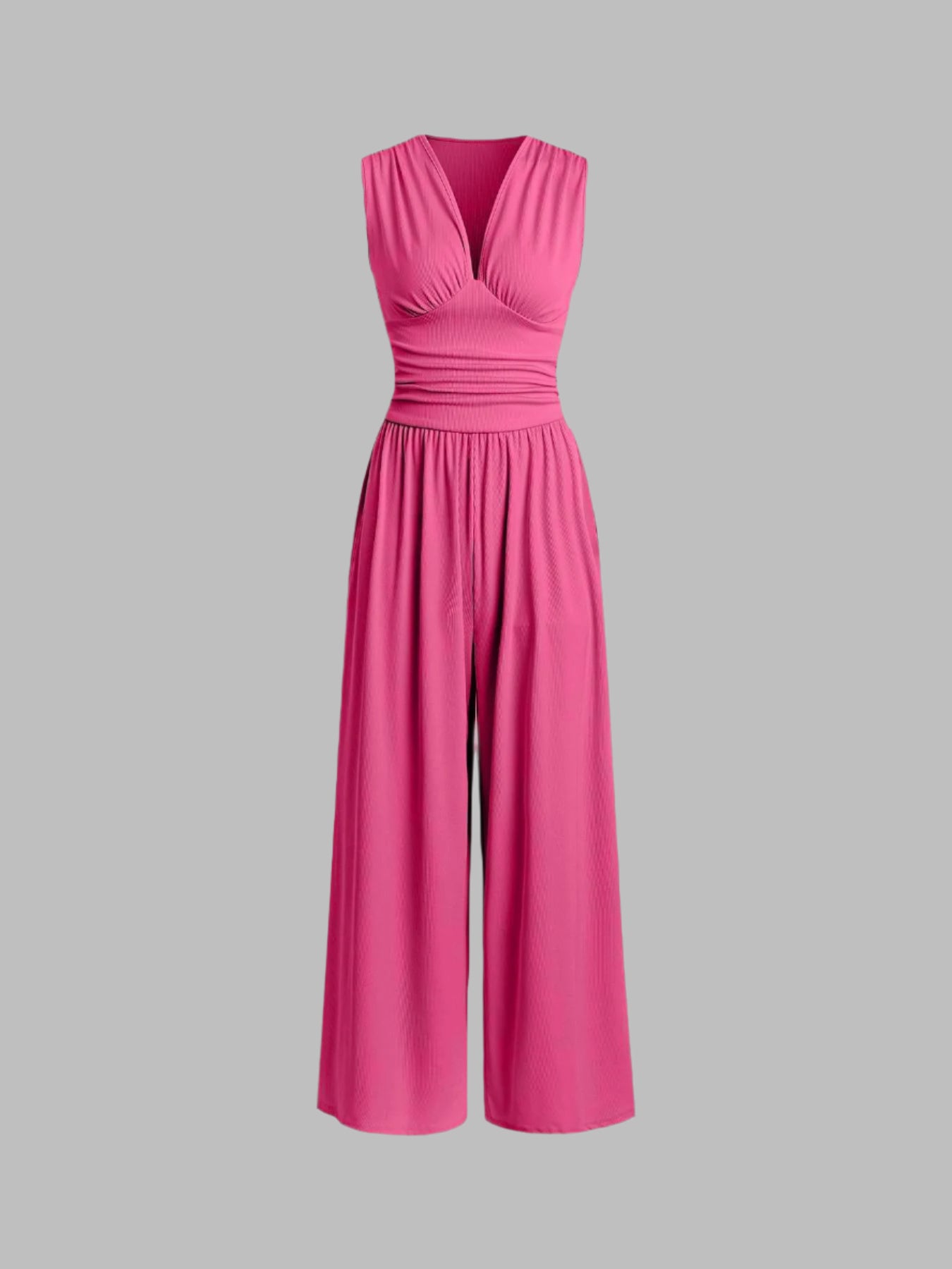 Sleeveless wide-leg jumpsuit for women | Mutya