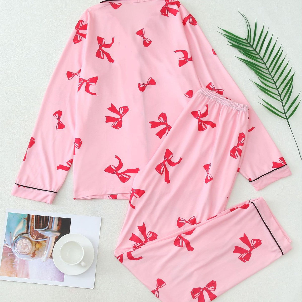 Long sleeve top and pajama set for women | Merida