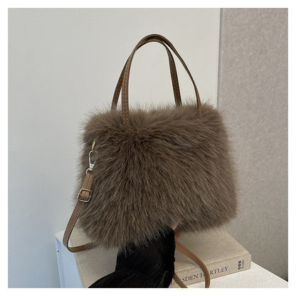 Fashionable small handbag with grip handle and shoulder strap for women | Elowen