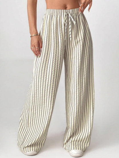 Casual striped relaxed fit summer top for women | Alira