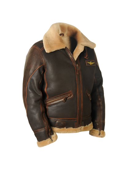 Classic pilot-style heritage jacket for men | Jakub -2