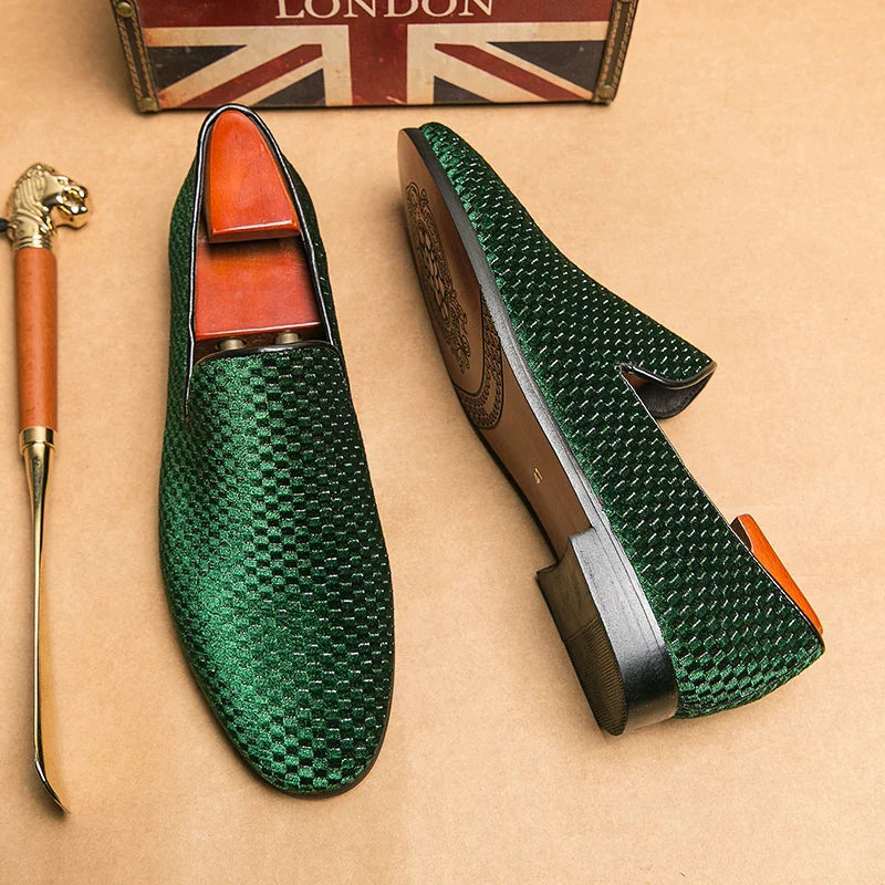 Italian suede slip-on loafers for men | Milano -2